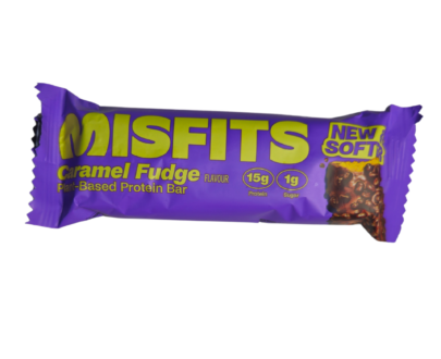 Misfits Caramel Fudge Protein Bar