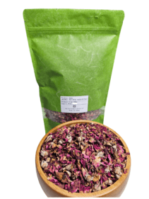 Organic Red Rosebuds And Petals 100g