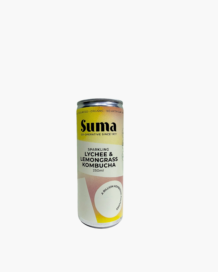 Suma Organic Lychee & Lemongrass Kombucha 250ml