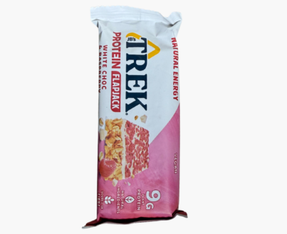Trek White Choc & Raspberry Protein Flapjack Bar