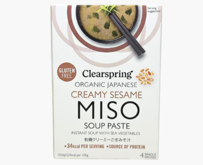 Clearspring Creamy Sesame Miso Soup Paste With Sea Vegetables