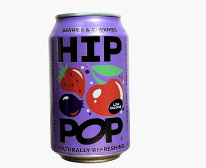 Hip pop Living Soda Berries and Cherries 330ml