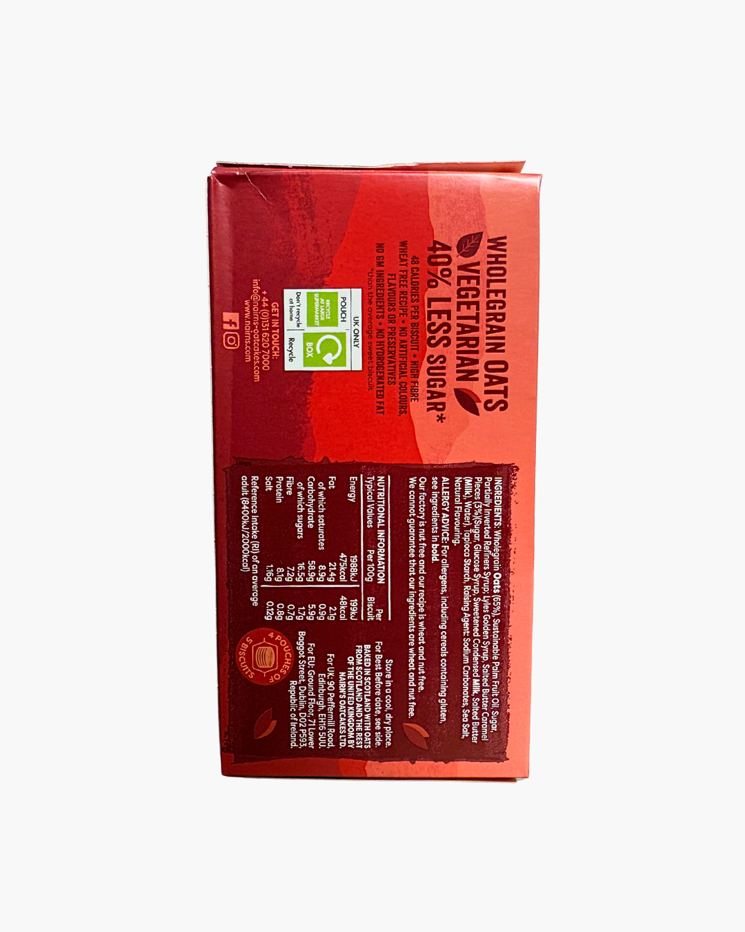 Nairn's Salted Caramel Oat Biscuits - Image 2