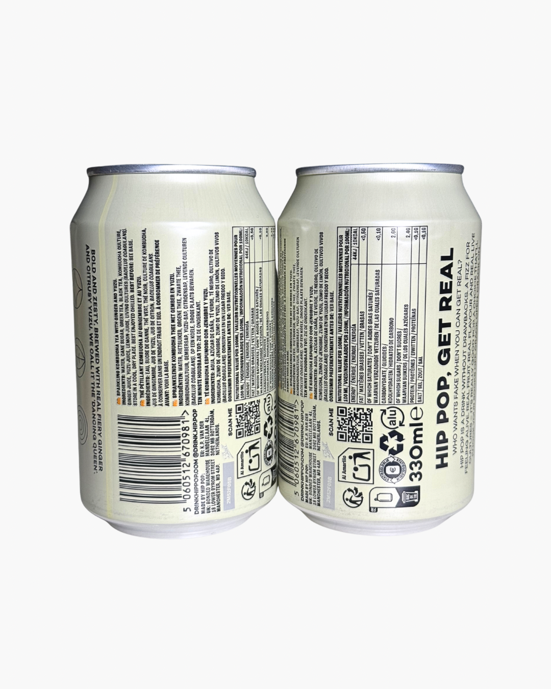 Hip Pop Ginger and Yuzu Kombucha - Image 3