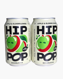 Hip Pop Apple and Elderflower Kombucha
