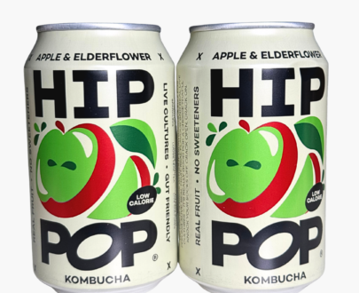 Hip Pop Apple and Elderflower Kombucha