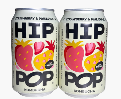 Hip Pop Strawberry and Pineapple Kombucha