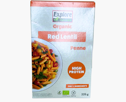 Explore Organic Red Lentil Penne Pasta
