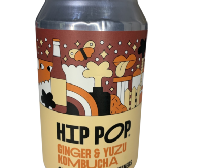 Hip Pop Ginger and Yuzu Kombucha