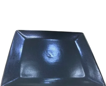 Black Square Dinner Plate