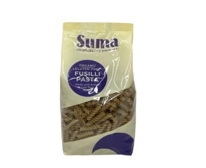 Suma Organic Brown Rice Gluten free Fusilli Pasta