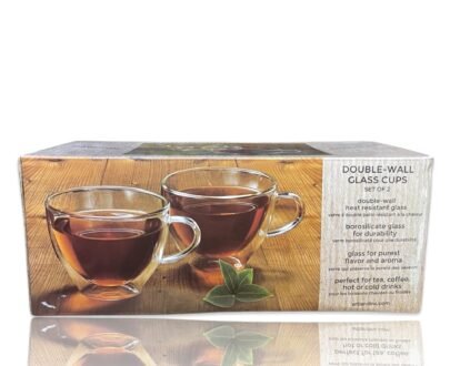 Artland Harmony Collection Double-Wall Glass Cups