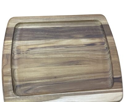 Lipper Edge Grain Serving Plate