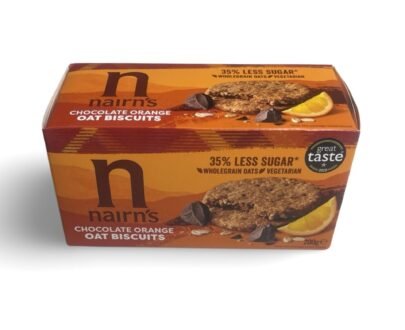 Nairn's Chocolate And Real Orange Oat Biscuits