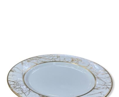 Gold Foil Dinner Plate