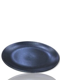 Black Round Side Plate