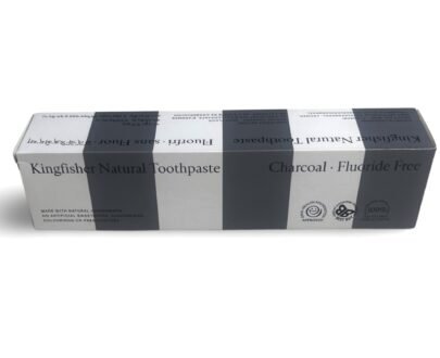 Kingfisher Natural Toothpaste Charcoal Fluoride Free